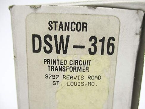 Stancor / White Rodgers - DSW-316 - Power Transformer; PC Board; Dual; Primary:115 VAC ; 230 VAC; Secondary: 8.0 VAC/16.0 C.T.; 150 mA/300 mA; 2.5 V in Kuwait
