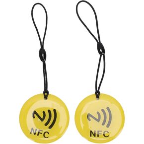 Focket NFC، 10 قطع NTAG213 رقاقة مفتاح فوب NFC بطاقات مع سلك مرن لتمكين أجهزة الهواتف المحمولة in Kuwait