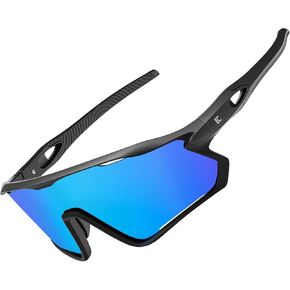 BIRCEN Polarized Baseball Running Sunglasses: TR90 Sports Cycling Glasses for Men Women UV400 Protection for Driving MTB in Kuwait