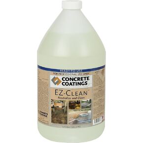 CC Concrete Coatings EZ-Clean | Concrete Acid Stain Neutralizer, Degreaser, Light Cleaner | Ready to Use | 1 Gallon | in Saudi Arabia