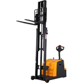 Tory Carrier Counterbalanced Full Electric Stacker Material Lift 2200lbs Capacity Straddle Forks 118" Lifting Height in Kuwait