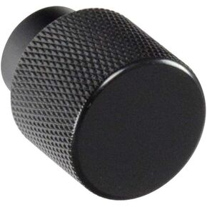 CKP #6800 مقبض خطي من الألومنيوم مقاس 1 بوصة (25 مم) مخرش، أسود in Kuwait