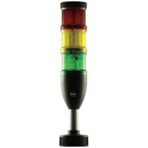 Tower Light Assembly, Red, Yellow, Green, 24V AC/DC, Not Applicable FPM, 70 mm Dia., Support Tube, Mfr: SL7-100-L-RAG-24LED-A in Kuwait
