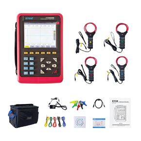 ETCR5000-300F 6000A 3-Phase Power Quality Analyzer Harmonics Analyzer Three Phase Datalogger with ETCR300F Ф300mm Flexible Coil Current Clamp Sensor Range 10A-6000A in Kuwait