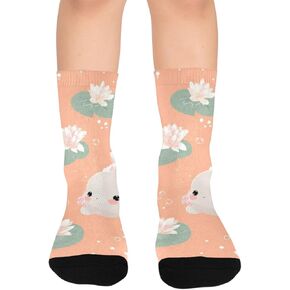 جوارب Pink Water Pals للمشي لمسافات طويلة - جوارب شتوية حرارية سميكة دافئة للأطفال الصغار للأولاد والبنات للمدرسة، والارتداء اليومي والأنشطة الخارجية in Kuwait