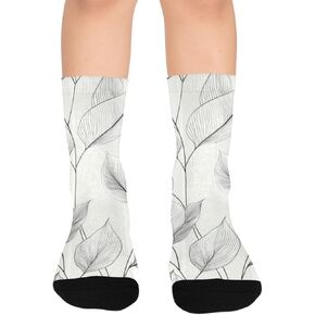 جوارب رمادية صغيرة للمشي لمسافات طويلة - جوارب شتوية حرارية سميكة دافئة للأولاد والبنات الصغار للمدرسة، والارتداء اليومي والأنشطة الخارجية in Kuwait