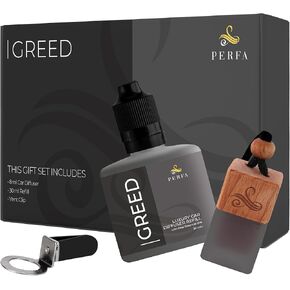 معطر جو للسيارة من جريد للرجال | عطور مستوحاة من عطور أفينتوس | معطر قوي بتقنية مزيل الرائحة | معطر جو كريد | روائح طويلة الأمد من بيرفا in Kuwait