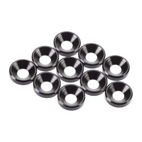 RC M4 Countersunk Washers Black Anodized (10) TKR1228 in Kuwait