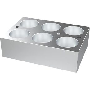 Dual Module Lab Dry Bath, 100℃ Heating Metal Bath, Replaceable Aluminum Thermal Blocks, 5s-24h Timing, 9 Program Setups, Use Both Modules at The Same Time in Kuwait