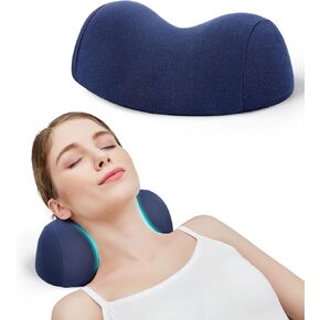 وسادة نقالة للرقبة صغيرة من كومفورت لايف لتخفيف الألم، جهاز جر عنق الرحم ناعم متوسط ​​الحجم، وسادة دعم خفيفة للرقبة، وسادة رقبة عنق الرحم من الإسفنج لتخفيف توتر العضلات والاسترخاء (رمادي) in Kuwait