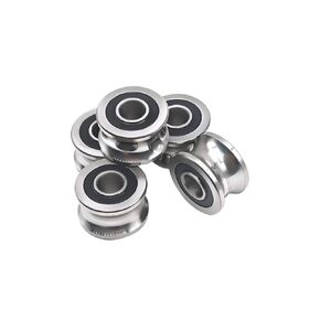 4PCS Deep Groove Pulley Bearings T22 U22 8x22.5x14.5x13.5mm Roller Wheel Traces Walking Guide Rail Bearing(T22 8x22.5x14.5) in Kuwait