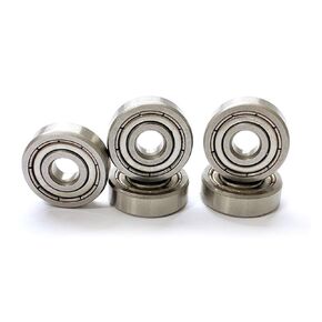 2/10PCS Stainless Steel Bearing 2 * 5 * 2.5 2 * 6 * 2.5 3 * 6 * 2.5 4 * 7 * 2.5 3 * 8 * 3 4 * 8 * 3 5 * 8 * 2.5(2PCS,SMR62ZZ 2x6x2.5mm) in Kuwait