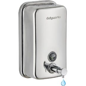 Commercial Wall Mounted Soap Dispenser, 1100ML - Stainless Steel, Easy Wall Mount Installation, Anti-Leak Pump, Corrosion Resistant, Ideal for Commercial, Household, Office Use(37.19 fl.oz.) in Saudi Arabia