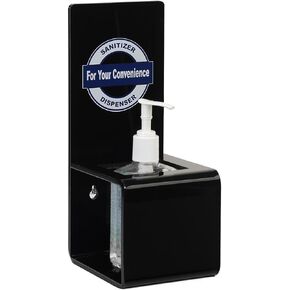 Displays2go Sanitizer Dispenser with Suction Cups and Pre-Drilled Holes for Wall Mounting (DGHSDFMCP) in Kuwait