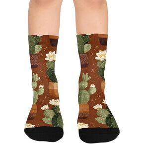 جوارب المشي لمسافات طويلة بنمط نباتات بوهو - جوارب شتوية حرارية سميكة دافئة للأطفال الصغار للأولاد والبنات للمدرسة، والارتداء اليومي والأنشطة الخارجية in Kuwait