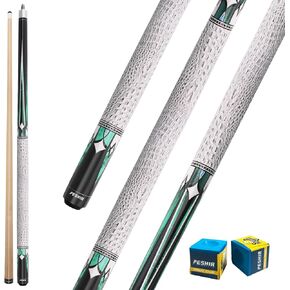 58" One Piece Pool Cue Stick with 12.5 MM Tip, Weight 20 OZ, Hardwood Canadian Maple Professional Billiard Cue Stick in Kuwait