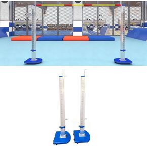High Jump Standards, Lightweight High Jump Training Equipment for Track Field, Competition Stand with Steel Base, Adjustable Jump Height 1.6ft to 8.5ft in Kuwait
