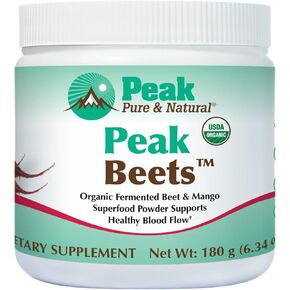 ذروة البنجر العضوي المخمر النقي والطبيعي - مسحوق البنجر المخمر العضوي مسحوق مشروب الأطعمة الفائقة - مكملات أكسيد النيتريك لدعم ضغط الدم الطبيعي in Kuwait