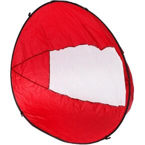 شراع كاياك للرياح مقاس 46 بوصة قابل للطي مجداف كاياك للرياح شراع منبثق مع نافذة شفافة لملحقات السفينة القابلة للنفخ in Kuwait