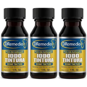 Iodo Tintura (Iodine Tincture) First Aid Antiseptic, 1 fl oz (29 ml) [Pack of 1] in Kuwait