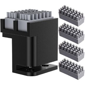 فرشاة فوهة BIQU Panda + مجموعة فرش سيليكون 4 قطع، ممسحة لطابعات Bambu-Lab P1S/P1P/X1C/X1E ثلاثية الأبعاد، توصيل بالتشغيل، ترقية ممسحة رؤوس الفرشاة المزدوجة لتنظيف الشعيرات in Kuwait