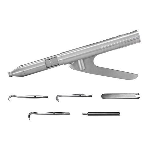 مجموعة واحدة من مسدس إزالة التاج الأوتوماتيكي من الفولاذ المقاوم للصدأ لمعدات مختبر الأسنان الجديدة مجموعة الأسنان مع نقاط ODM - VIVID AutoLyft in Kuwait