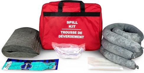 Pro-Grade Industrial Spill Kit – Maximum Absorption for Automotive and Hazmat Cleanup – Compact Universal Kit for Oil, Fluid, Waste and Chemical Spills in Saudi Arabia