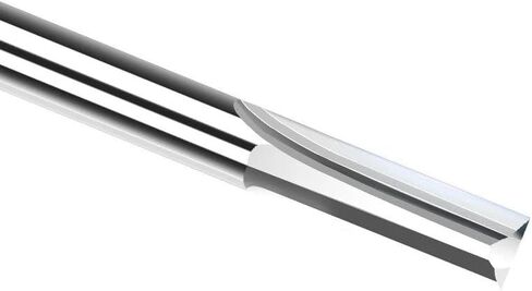 7pcs Double Edged Straight Slot Milling Cutter 6mm Shank ﻿Engraving Bit ﻿2 Flutes Router Bits 17-52mm Cutting Length Carbide End Mill in Kuwait