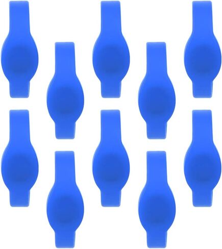 10pcs 125Khz RFID Wristband Silicone Bracelet, ID Access Control Wristband for Swimming Pool Sauna Gym, IP68 Rated Humid Environment Use (Red) in Kuwait