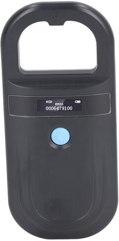 Sanpyl Handheld Pet Tag Chip Scanner 134.2KHz ISO11784 85 FDX B EMID Animal ID Reader for Small Animal Management, USB Charging ABS Material in Saudi Arabia