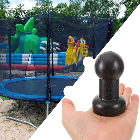 8 Pack Trampoline Poles Cap Replacement Trampoline Enclosure Pole Top Cap Protective Cover Ends Toppers for Trampoline Frame Poles 1 Inch Enclosure Straight Tube Trampoline Safety Enclosure Net in Kuwait