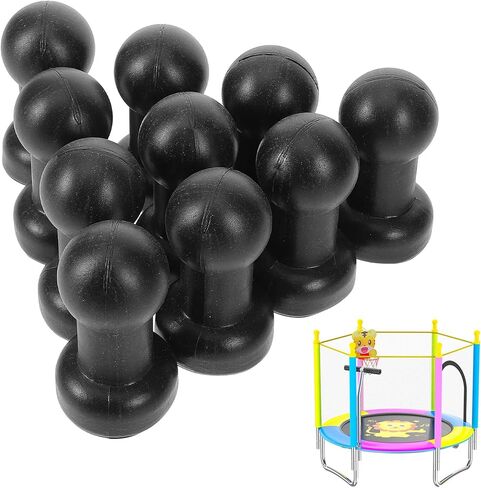 8 Pack Trampoline Poles Cap Replacement Trampoline Enclosure Pole Top Cap Protective Cover Ends Toppers for Trampoline Frame Poles 1 Inch Enclosure Straight Tube Trampoline Safety Enclosure Net in Kuwait