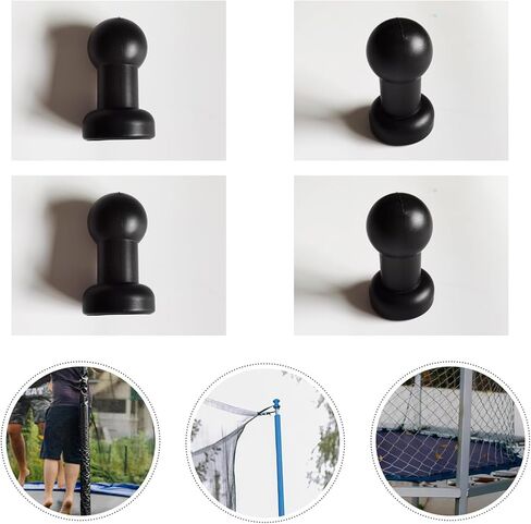 8 Pack Trampoline Poles Cap Replacement Trampoline Enclosure Pole Top Cap Protective Cover Ends Toppers for Trampoline Frame Poles 1 Inch Enclosure Straight Tube Trampoline Safety Enclosure Net in Kuwait