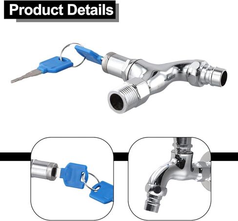 صنبور خارجي قابل للقفل مزود بمفتاح للمناطق العامة وحمامات مياه الغسيل in Kuwait