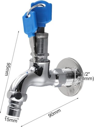 صنبور خارجي قابل للقفل مزود بمفتاح للمناطق العامة وحمامات مياه الغسيل in Kuwait