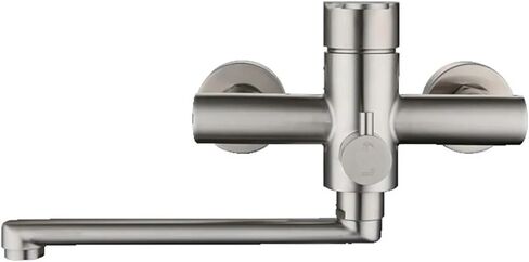 Stainless Steel Kitchen Brushed Extension 2 Functions Wall-Mounted Bathtub Mixing Valve Shower Faucet Hand Spray(Onluy Faucet) in Saudi Arabia