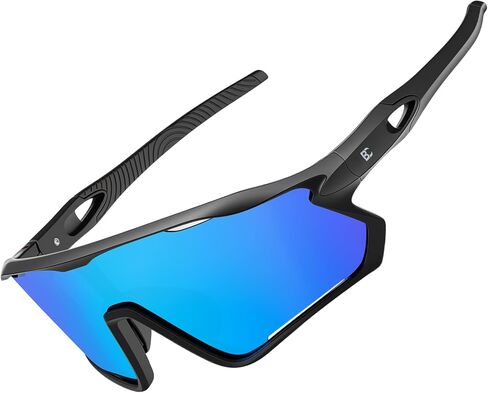 BIRCEN Polarized Baseball Running Sunglasses: TR90 Sports Cycling Glasses for Men Women UV400 Protection for Driving MTB in Kuwait