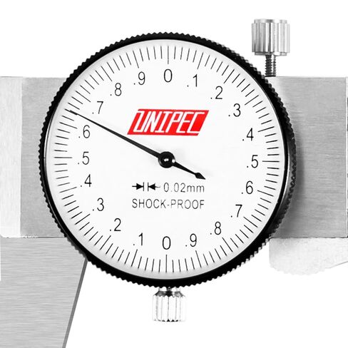 فرجار قرص 150 مم، أداة قياس مترية احترافية من الفولاذ المقاوم للصدأ، نطاق 0-150 مم مع تدرج 0.02 مم، فرجار رنيه دقيق مقاوم للصدمات مع حقيبة حمل صلبة للميكانيكيين والأعمال اليدوية in Kuwait