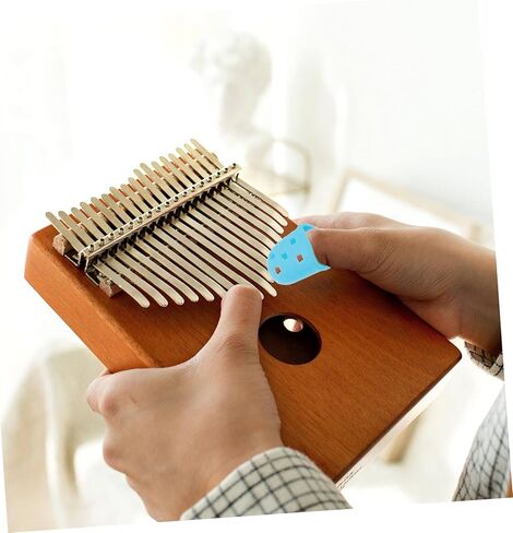 Yardwe Thumb Piano Accessory Kit with Slip Tuning Hammer Scale Stickers and Cleaning Cloth for Accurate Tone and Maintenance Random Color in Saudi Arabia