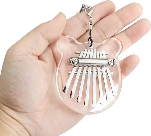 Alnicov Acrylic Finger Piano，8 Keys Kalimba Thumb Piano，with lanyard Suitable for Beginners in Birthday Christmas in Saudi Arabia