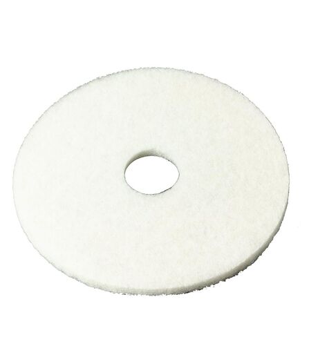 3M tm 4100 White Super Polish Pad - 17" 5/cs -(1 CASE) in Saudi Arabia