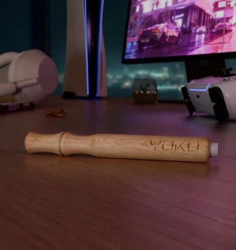 YOKU Wooden Breathing Stick – Pocket-Sized Mindful Breathing Trainer – Natural Airflow Stick for Habit Support & Relaxation, Set of 3 - Ashwood, Rosewood, Sapelewood. in Saudi Arabia
