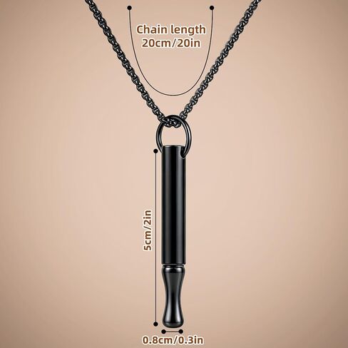 Breathing Necklace for Mindfulness & Anxiety Relief,Adjustable Stainless Steel Pendant with Refillable Mint Pods, Fidget Focus Tool - Adult Stress Management Meditation Gift in Saudi Arabia