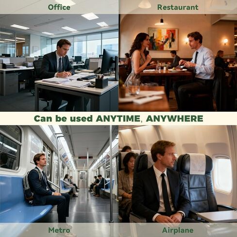 قلادة التنفس لاستبدال العادة السيئة مع 12 قطعة من النوى القابلة لإعادة الملء في 4 نكهات، قلادة منعشة لدعم العادة لتخفيف التوتر، قلادة تململ لدعم العادة للبالغين (أسود) in Kuwait