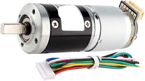 28MM Diameter DC Planetary Encoder Gear Motor High Torque Speed Reducer CW/CCW DIY Robot 28GP-365 Curtain Balance Car(12V Encoder Motor,1 Ratio 264) in Saudi Arabia
