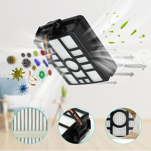 IW3511 IW1111 IW3120 IW3615 Vacuum Filter Replacement for Shark Detect Pro Lightweight Cordless Stick Vacuum Cleaner, Compatible with Shark Detect Clean Auto Empty System, 14 Pack in Kuwait