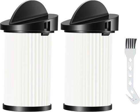 قطعتان من قطع غيار فلتر المحرك المسبق للمكنسة الكهربائية الثابتة EyeVac Home وPro وPet وAir وPlus وNeoVac Elite، تناسب الجزء # EV-PMF وEV-EF، ترشيح عالي الكفاءة للشعر ووبر الحيوانات الأليفة in Kuwait