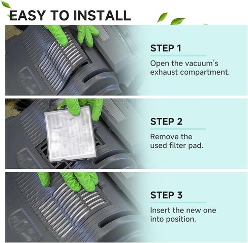(10 عبوات) استبدال فلتر عادم المكنسة 2846 متوافق مع مستشعر وندسور S12 S15، أجزاء المكانس الكهربائية العمودية التجارية SEBO Essential G1 G2، استبدل 8.614-140.0 in Kuwait