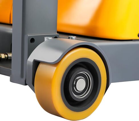 Tory Carrier Counterbalanced Full Electric Stacker Material Lift 2200lbs Capacity Straddle Forks 118" Lifting Height in Kuwait