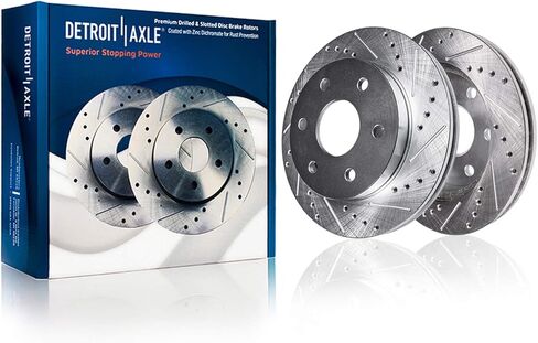 Detroit Axle - Front Brake Rotors for Ford E-150 E-250 E-350 Club Wagon Econoline Super Duty Disc Brake Rotors Replacement Brakes in Saudi Arabia